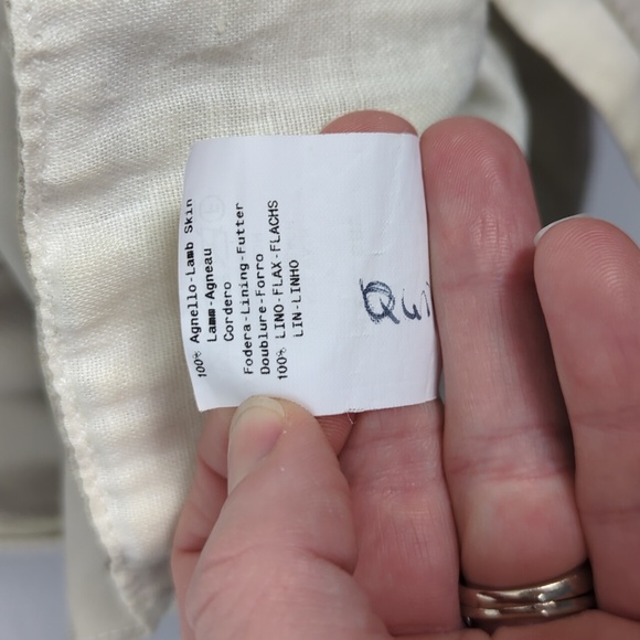 Armani Collezioni Vintage 2000's Leather Jacket 100% Angelo lamb skin Size 8 - Picture 8 of 11